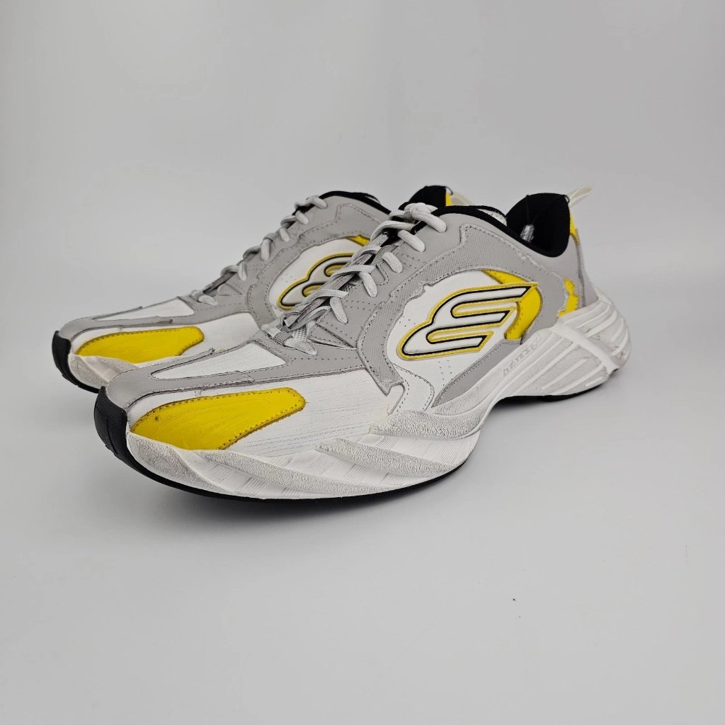 Size 40 - Balenciaga Monday Sneaker Worn-Out - White Grey Yellow